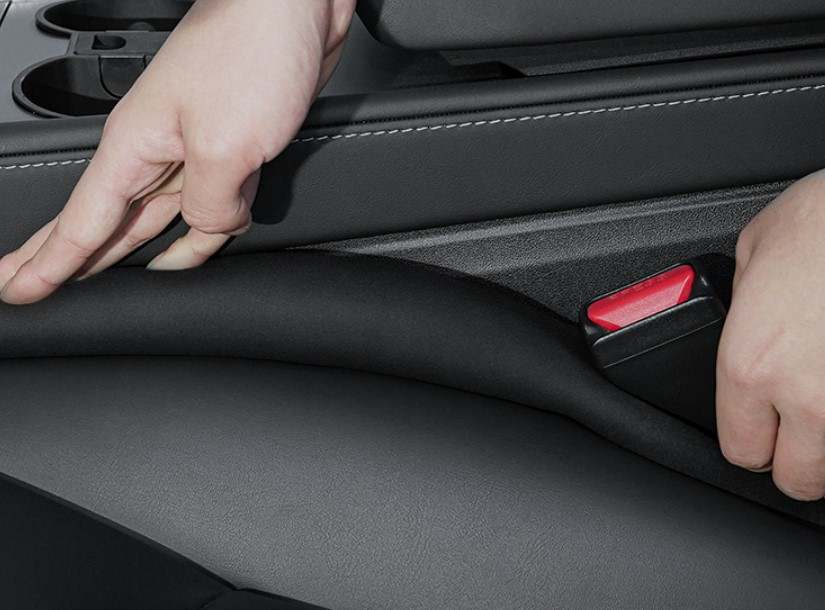 Autositz Lückenfüller aus Kunstleder 2er Set