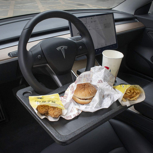 Lenkrad Schreibtisch - Tragbarer Tisch für Laptop, Essen und mehr