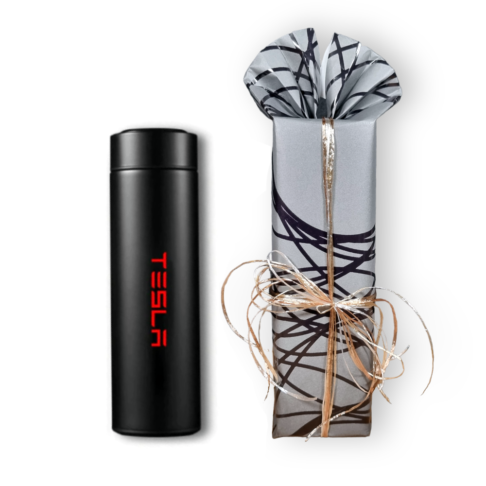 Thermosflasche mit LCD Touchscreen - Echtzeit Temperatur, Edelstahl 500ml