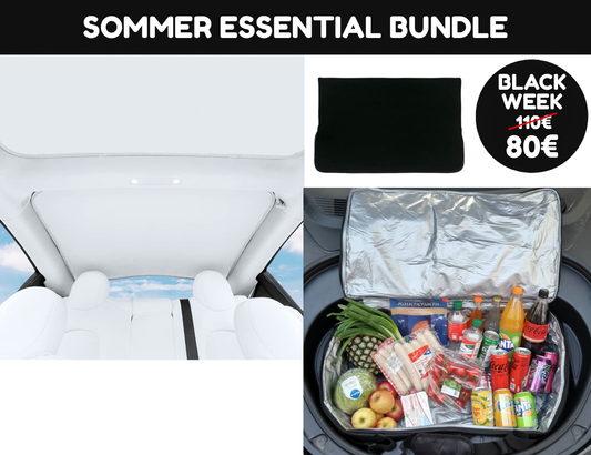 Sommer Essential Bundle – Sonnenschutz & Kühlung für dein Tesla