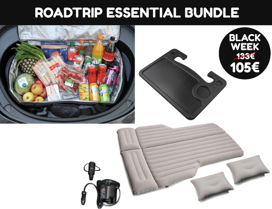 Roadtrip Essential Bundle – Camping &amp; Komfort für deinen Tesla